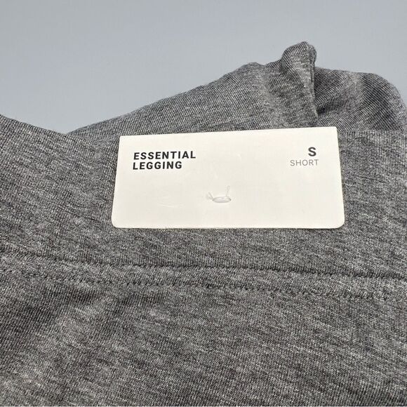Soma Heather Graphite High Rise Fleece Leggings Small Short - Picture 4 of 6